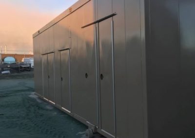 Large Generator Enclosure Sandblast Primer Amercoat 370 PolyUrethane