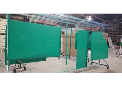 Panels Powder Coat Green